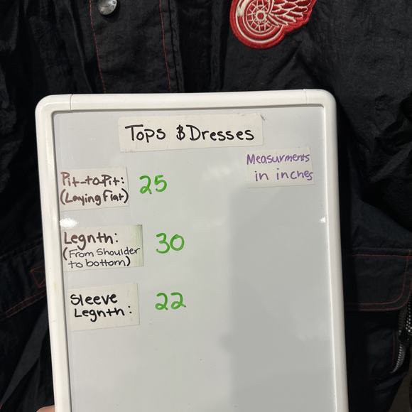 Champion Vintage NHL Detroit Red Wings Logo Embroidered Jacket Large Very Warm - Picture 16 of 16